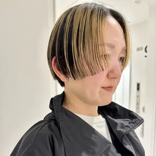 ショート カラー 🌿ショート🌿 パーマ🌿淳平のヘアスタイル