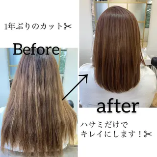 セミロング カラー 伊藤 祐輝のヘアスタイル