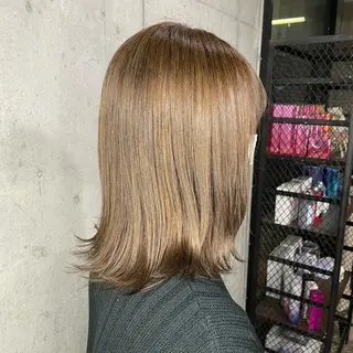 セミロング カラー パーマ ヘアアレンジ メンズ ボブヘアカット Rikapi❤️のヘアスタイル