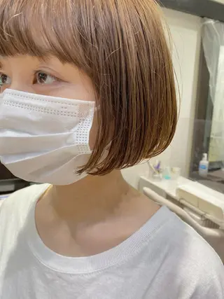 ミディアム カラー 似合わせ提案サラ艶♡ 彩華のヘアスタイル