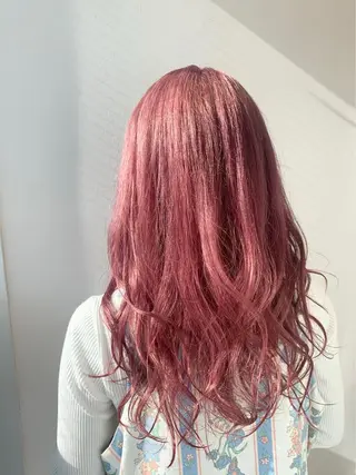 ロング カラー 🔷ダブルカラーハイ トーン🔷櫻井走のヘアスタイル