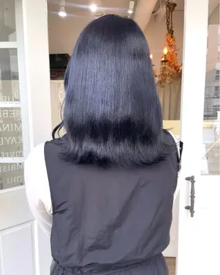 ミディアム ももか /韓国style🖤のヘアスタイル