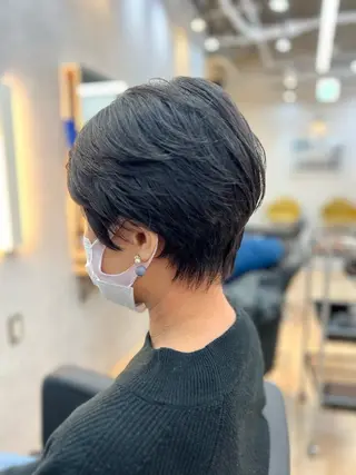 ショート Aguhair milo森山知幸のヘアスタイル