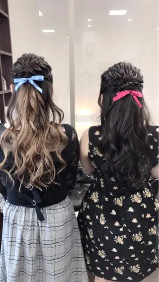 ロング ヘアアレンジ 沢田 瞳のヘアスタイル