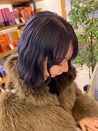 ミディアム 希優🌺ソムリエ /ブリーチ/カットのヘアスタイル