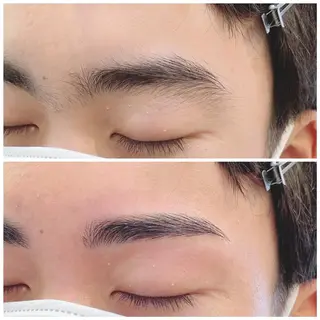 メンズ アイブロウ 悠 亜のマツエク・マツパデザイン