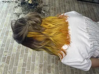 カラー 派手髪/ハイトーン/ エクステ✨ユウキのヘアスタイル