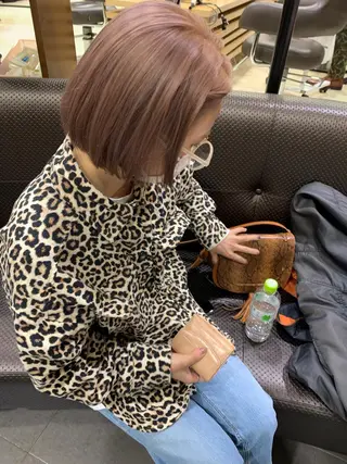 ショート パーソナルカラー 藤本夢のヘアスタイル