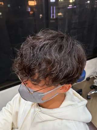 パーマ メンズ メンズニュアンス パーマ特化akaneのヘアスタイル