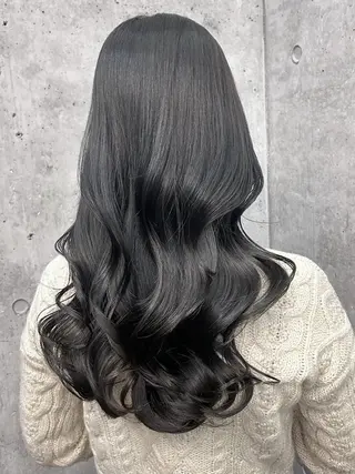 ロング カラー ヘアアレンジ 垢抜け透明感カラー 指名No.1shunのヘアスタイル