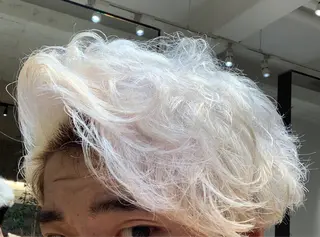 ショート カラー メンズ 【ロングウルフカット 姫カット】伊藤裕哉のヘアスタイル