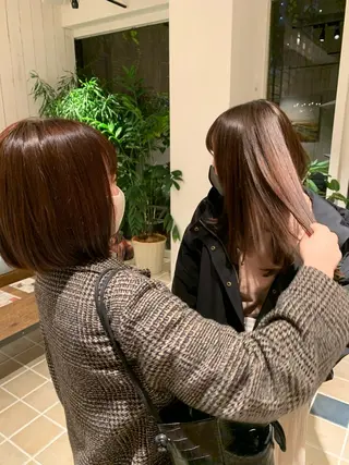 セミロング 【ロングウルフカット 姫カット】伊藤裕哉のヘアスタイル