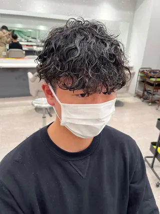 パーマ メンズ 🍐シャドウパーマ メンズ特化/守岡🍐のヘアスタイル
