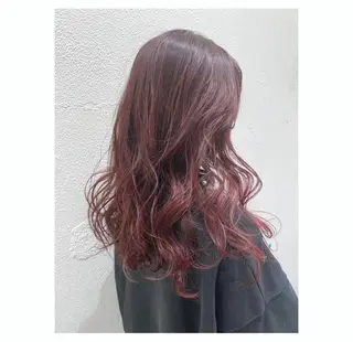 ロング カラー パーマ 下平 秀美のヘアスタイル