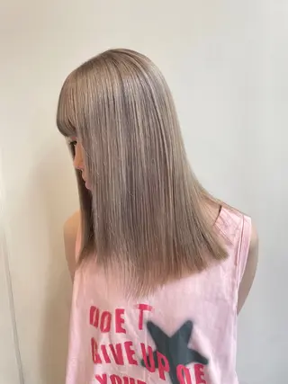 ロング カラー キルンサンピアン所属・ナチュラルカラー 児玉優香のヘアスタイル