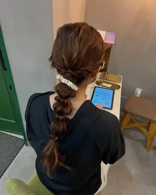 ヘアアレンジ 阪口 萌のヘアスタイル