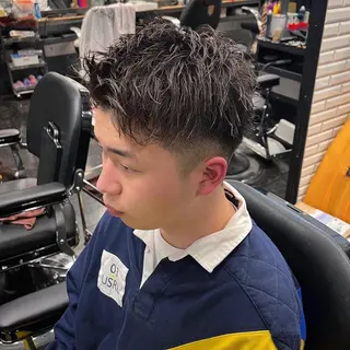 メンズ メンズ特化/パーマ/ メッシュ/竜成のヘアスタイル