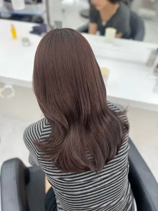 セミロング ♡ナチュラルガーリー ♡ベージュ♡RINAのヘアスタイル