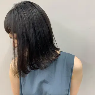 ショート カラー パーマ/ボブ/ 神戸/豊浦翔太のヘアスタイル