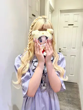 ヘアアレンジ ハイトーンカラー/ 長さだし🐇きょうかのヘアスタイル