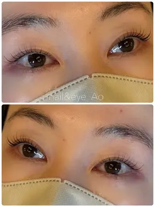 マツエク・マツパ Ao CHIE のマツエク・マツパデザイン