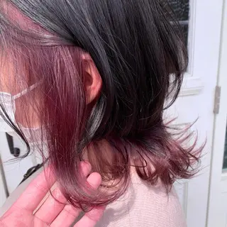 ミディアム カラー 🌈8月末までシャ イン輝きハイトーン✨のヘアスタイル