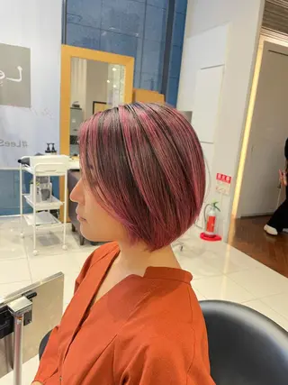 ショート ショート白髪染め無料 ／河瀬謙介のヘアスタイル