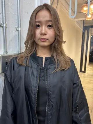 ミディアム saru所属・大西 柚羽のヘアスタイル