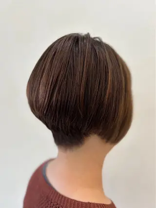 ショート カラー ✨艶カラー✨ Miu【八王子】のヘアスタイル