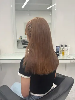 ロング カラー 💖ミルクティー💖 あかり💖のヘアスタイル