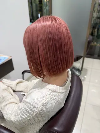 ショート カラー KEEN.所属・KEEN.渋沢/ ブリーチ/みなのヘアスタイル