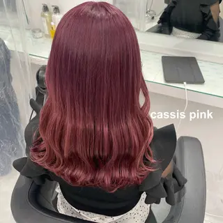 セミロング カラー 💗🤍透明感カラー 🤍💗kanonのヘアスタイル