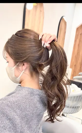 ロング 横山 翔のヘアスタイル