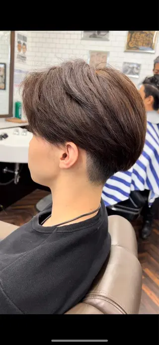 ミディアム メンズ B.B.Cams西原店所属・無料モデル募集中‼️ 安座間💈のヘアスタイル