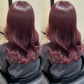 セミロング カラー ブリーチなしカラー kana🐱のヘアスタイル