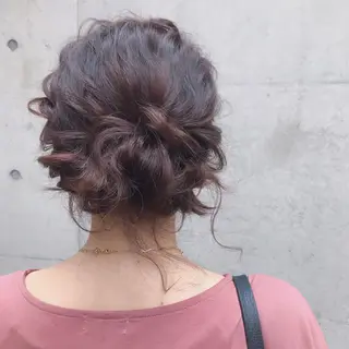 セミロング ヘアアレンジ 21salon所属・non .のヘアスタイル