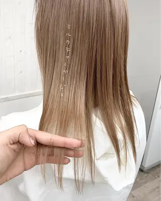 ミディアム B3  SHARE SALON【ビースリーシェアサロン】所属・☀️透明感color KURO☀️のヘアスタイル