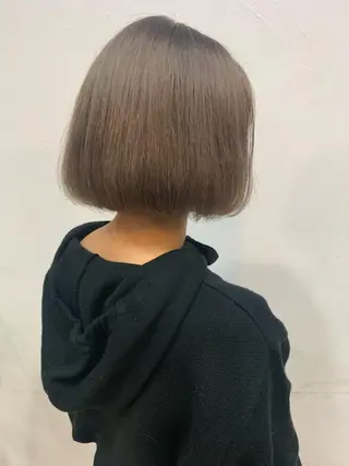 ショート カラー レイヤー/韓国ヘア 杉浦結梨のヘアスタイル