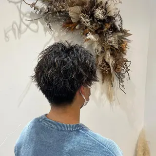 パーマ 三木　英音 bisouhairのヘアスタイル