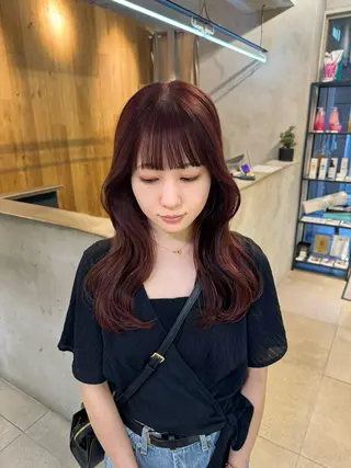 ロング カラー 艶カラー 🤍🫧/makoのヘアスタイル