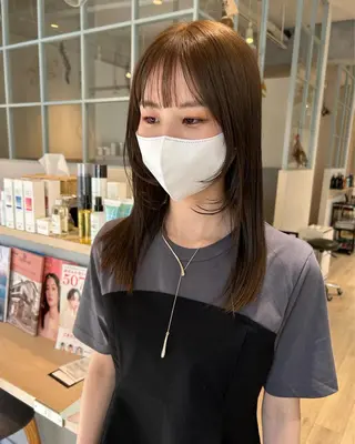 ミディアム カラー kanami - ROCCO -のヘアスタイル