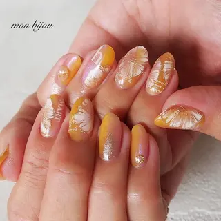 ネイル mon bijou 坪井のネイルデザイン