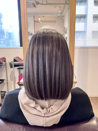 ショート カラー KIZU 髪質改善 オカルト怪談のヘアスタイル