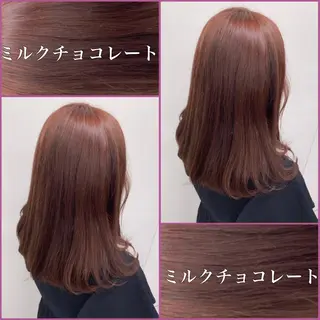 ロング I S所属・🌿透明感カラー 縮毛矯正✨かずきのヘアスタイル