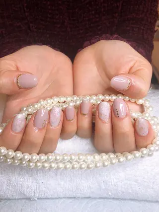 ミディアム ネイル 長さ出し専門 nynaのネイルデザイン