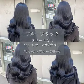 ロング カラー ブリーチなし💗 艶カラー 翔太郎のヘアスタイル