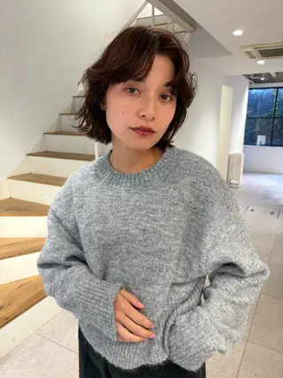 ショート Nary裏寺所属・Yuuna 京都美容室のヘアスタイル