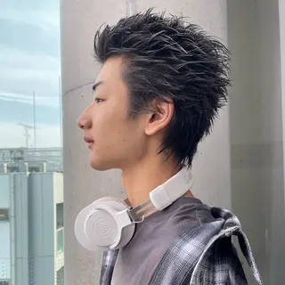 ショート メンズ ⚾️横浜メンズカット 阿部龍馬🍺🍔のヘアスタイル