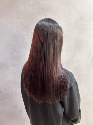 セミロング 伶風/ボブ/ ヘーゼルベージュのヘアスタイル