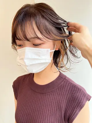 ショート カラー レイヤーカット/ 火ノ見🪡のヘアスタイル